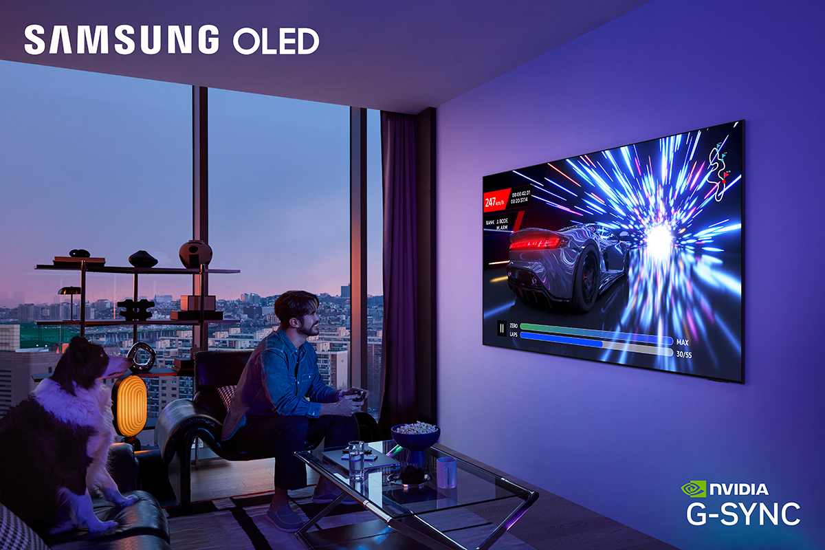 Samsung OLED TV mit NVIDIA G-SYNC - Bild: Samsung