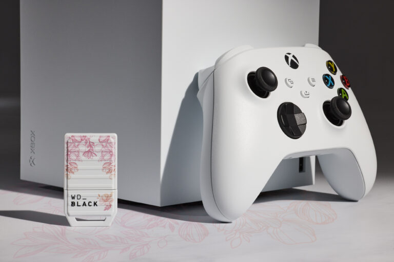 SanDisk WD_BLACK C50 Speichererweiterung im Xbox Flora Design.