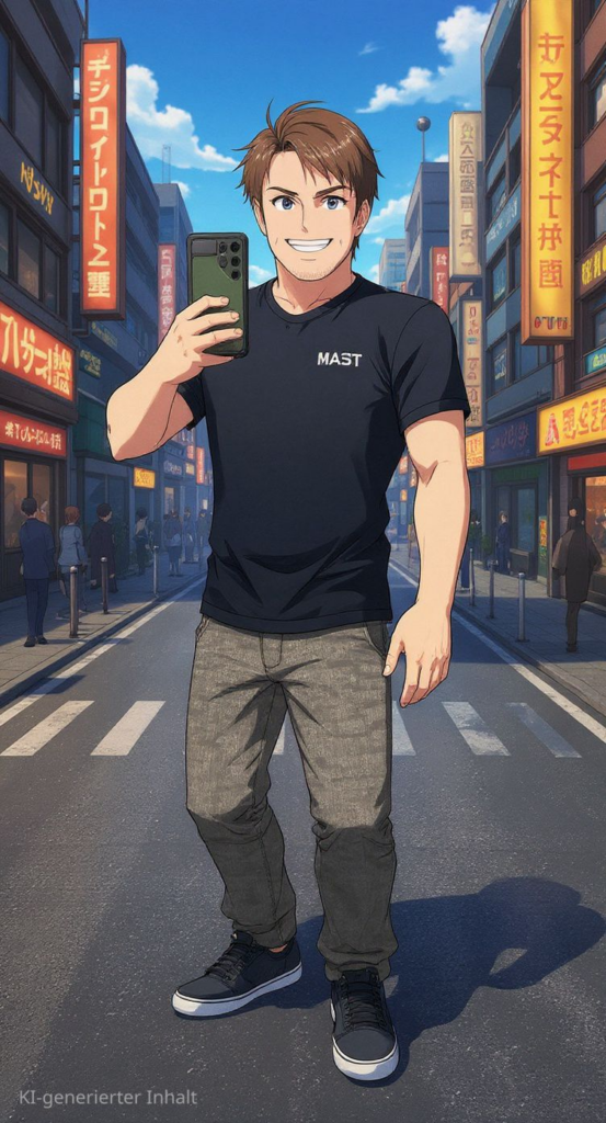 Samsung KI Angebot für Selfies im Anime Stil - Bild: Huskynarr