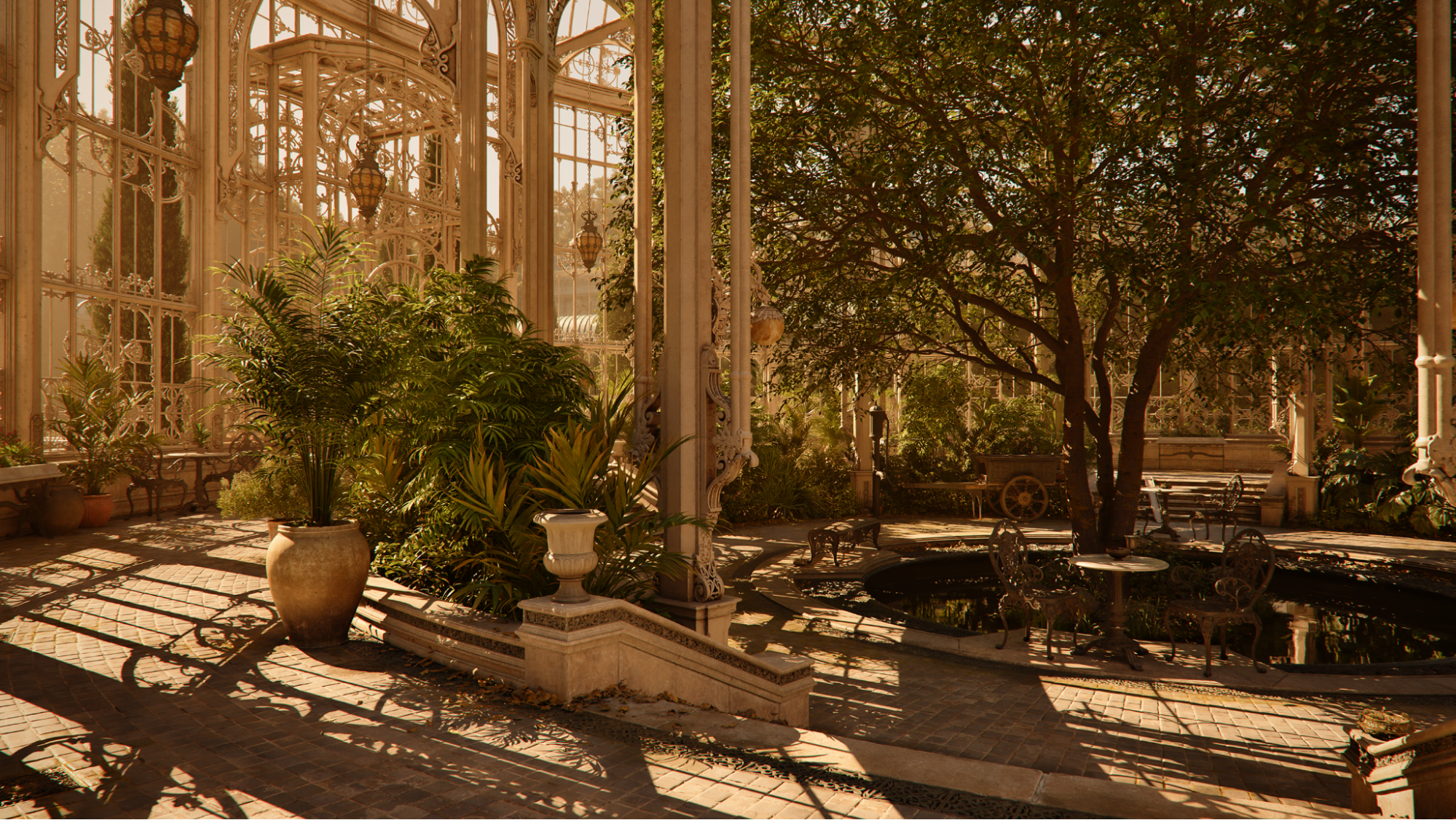 Zorah Beispiel der Hinterhof Garten Schattierungen - Bild: NVidia