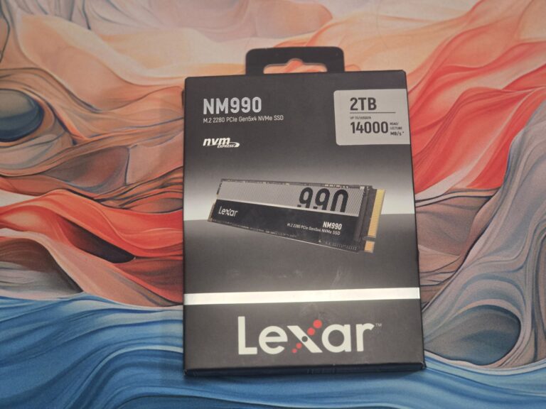 Die Lexar NM990 2 TB NVMe SSD im Test - Bild: Sebastian Selinger