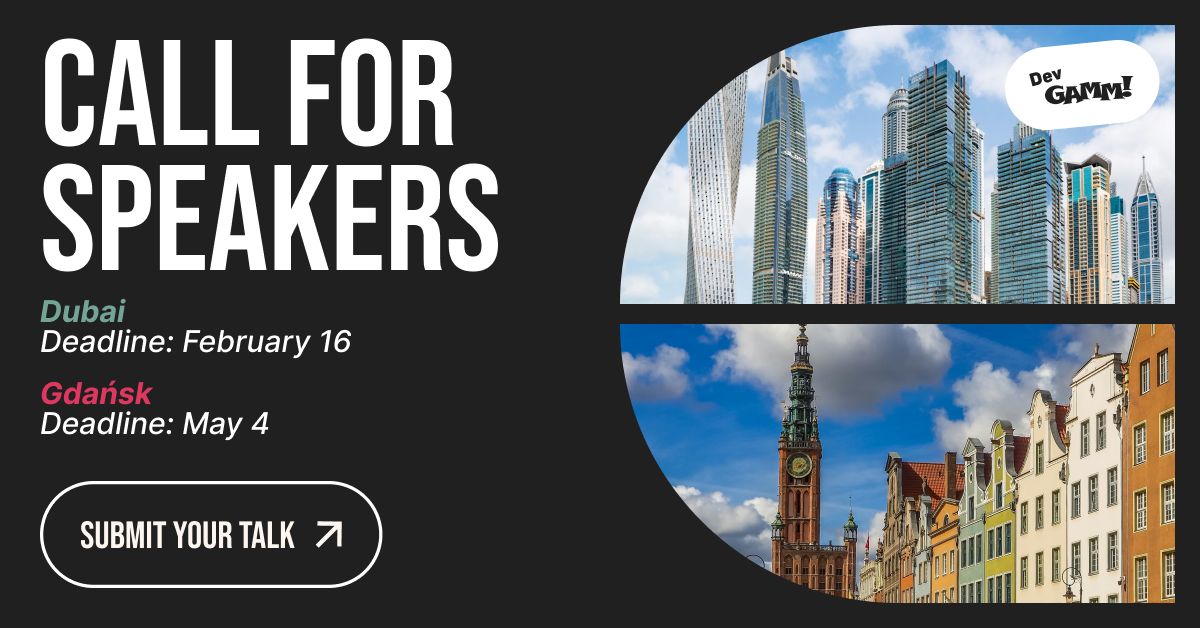 Call for Speakers - Bild: devGAMM 2026