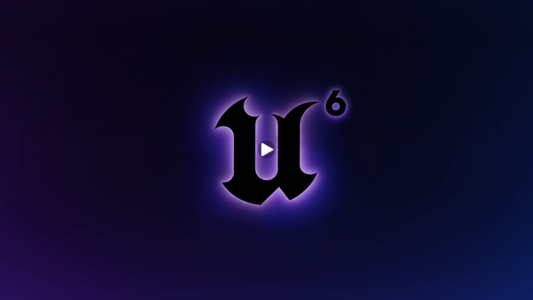 Unreal Engine 6 Logo aus dem Rocket League Trailer