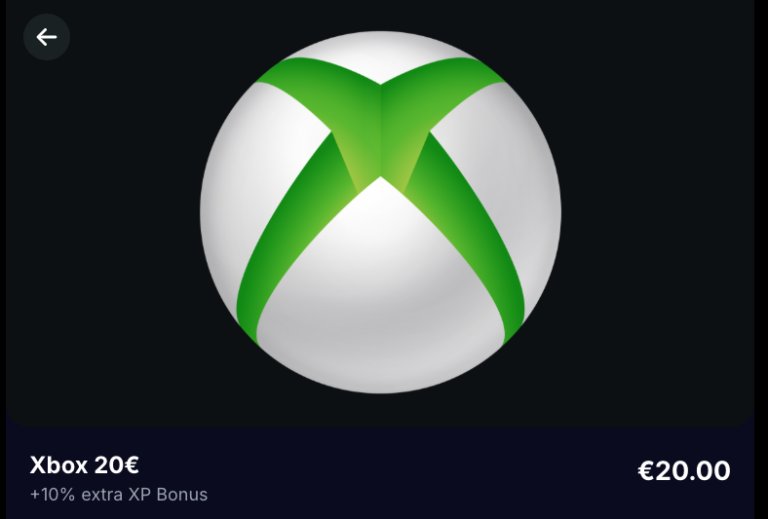 XP Card mit Xbox Guthaben - Screenshot: Mobile App