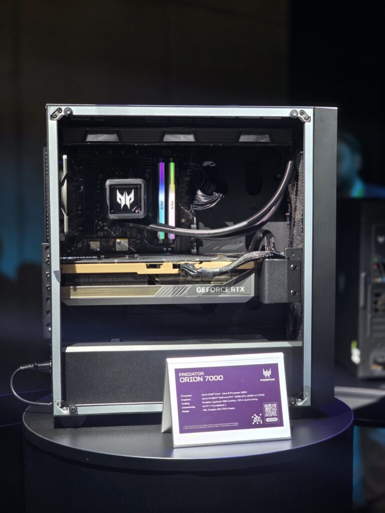 Acer präsentiert den PREDATOR Orion 7000 auf der IFA 2025 - Bild: Sebastian Selinger