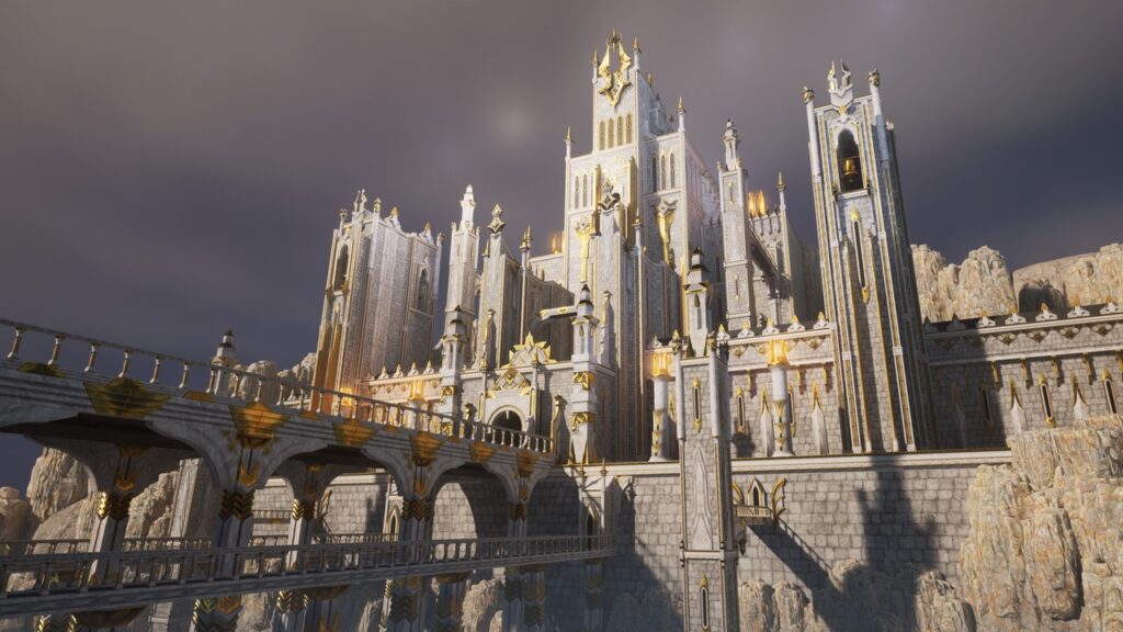 White castle von DmitriyDryzhak - Bild: Fab.com