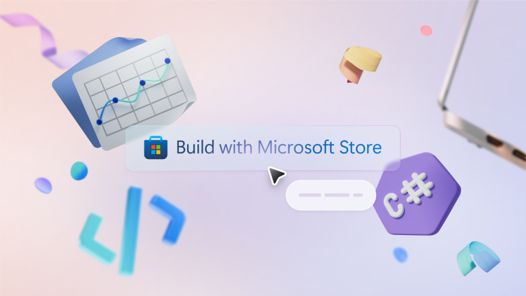 Builded with Microsoft Store - Bild: Microsoft