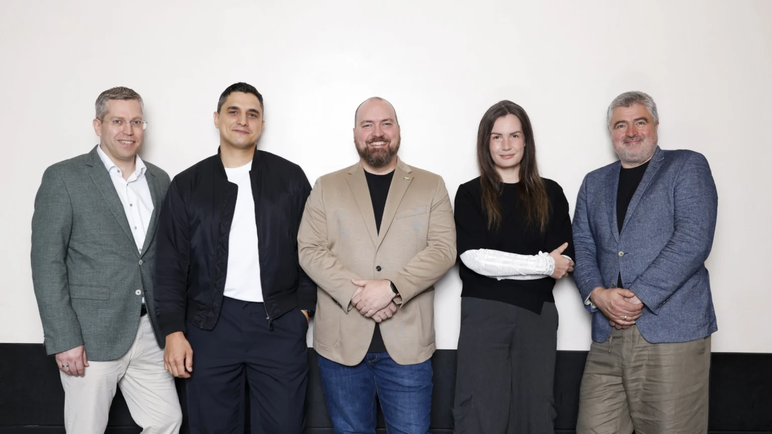 v. l. n. r. Clemens Mayer-Wegelin, Sandro Heuberger, Lars Janssen, Maxi Graeff und Benedikt Grindel - Bild: game Sommerfest 2025 ©Franziska Krug