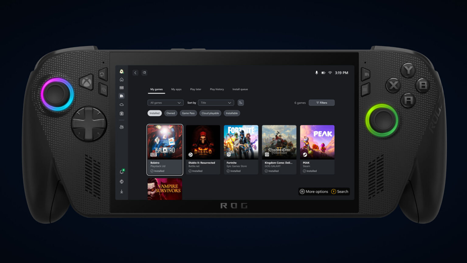 Xbox PC Aggregated Library
