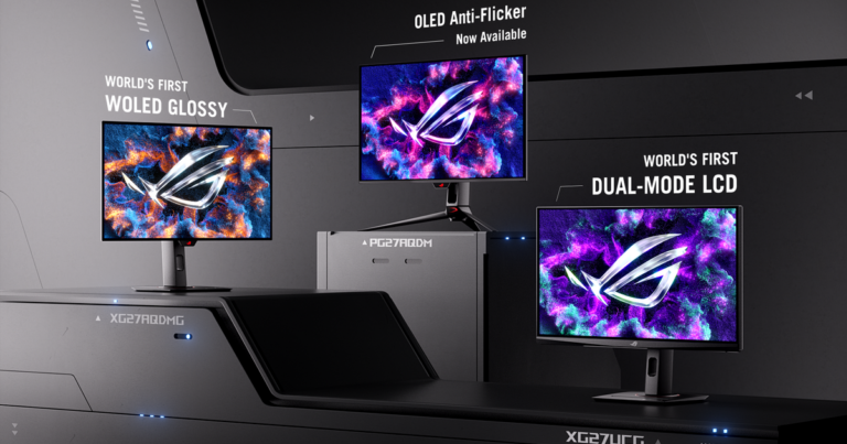 ASUS ROG Strix OLED XG27AQDMG: Weltweit erster Gaming-Monitor mit glänzendem WOLED-Panel