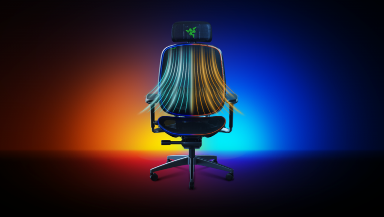 CES 2025: Razer Project Arielle - erster Mesh-Gaming-Stuhl mit Heiz- und Kühlfunktion - Bild: https://www.razer.com/concepts/razer-project-arielle