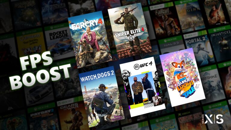 FPS Boost startet: Microsoft verdoppelt Frameraten von fünf abwärtskompatiblen Titeln auf Xbox Series X|S