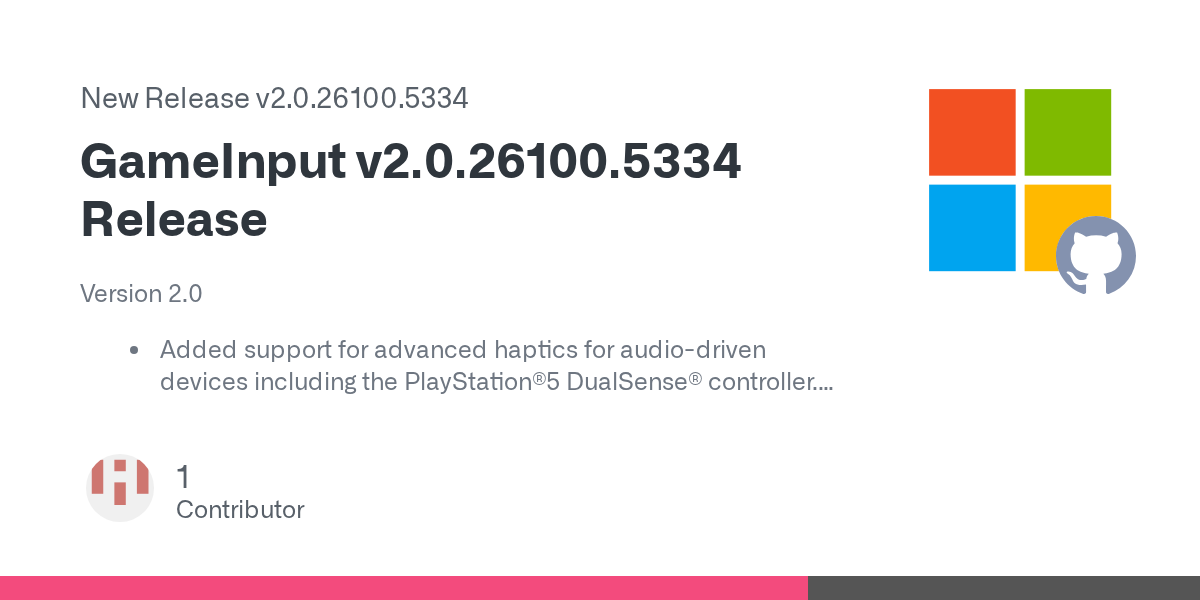 GameInput PC 2.0: Microsoft bringt DualSense-Haptik, Sensor-Stack und WINE-Support für Linux