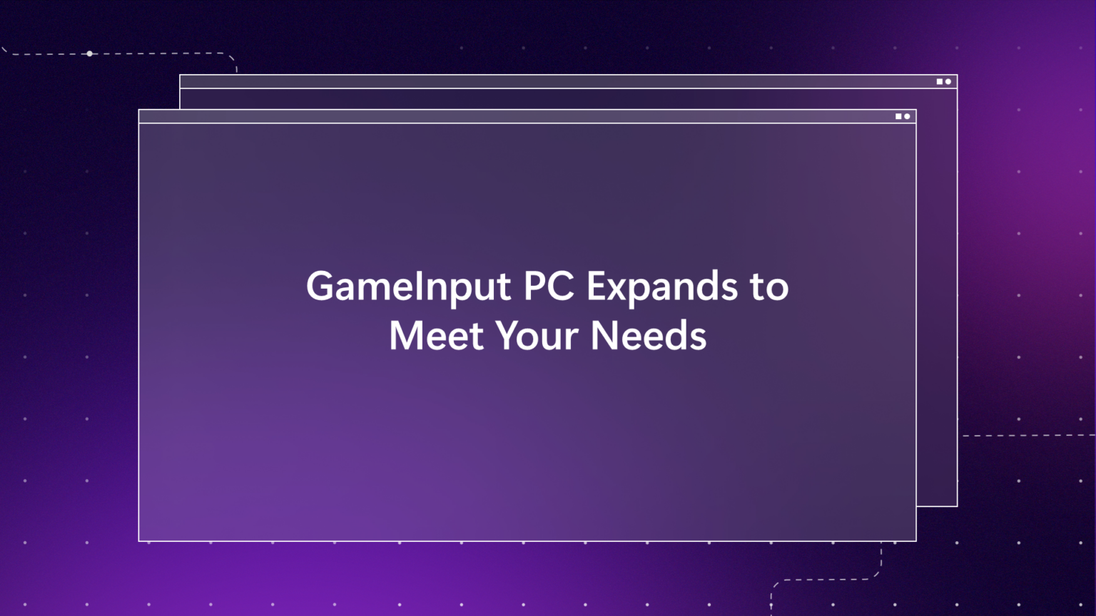 GDC 2025 GameInput PC