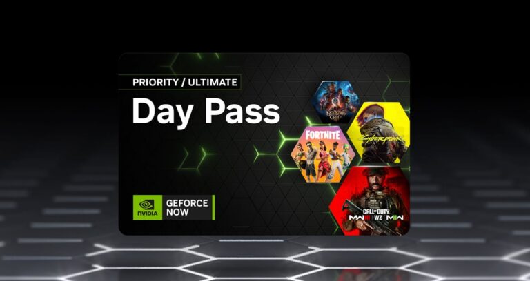 GeForce NOW: NVIDIA führt Day Passes ein und testet Pay-per-Day im Cloud-Gaming - offizielles Motiv