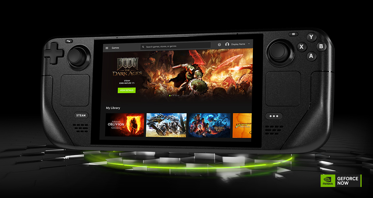 GeForce NOW Steam Deck