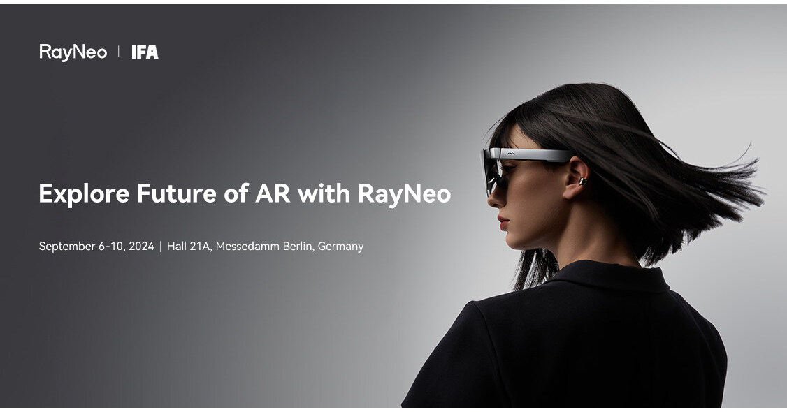 IFA 2024: RayNeo (TCL) zeigt Air 2s und X2 - Micro-OLED-Brille mit 201-Zoll-Virtualscreen für mobiles Gaming - offizielles Motiv