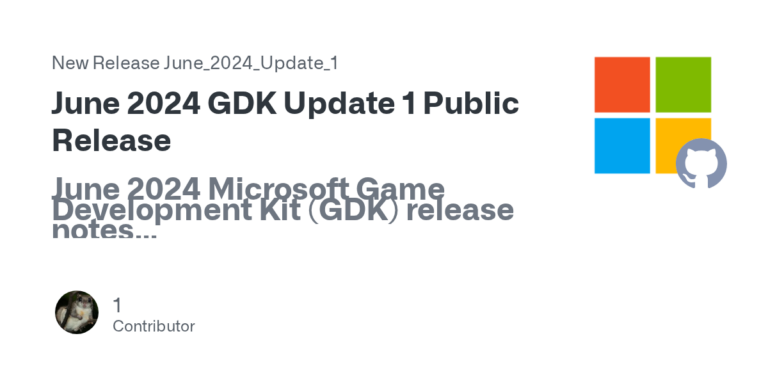 June 2024 GDK Update 1: GameInput erkennt Referenz-Leaks im Debugger, PIX und Game Chat 2 gefixt
