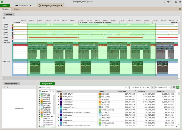 PIX 1904.23: Preview neuer Timing-Capture-Implementierung und erweitertes DXIL-Shader-Debugging