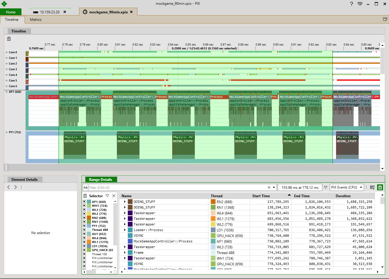 PIX 1904.23 mit Timing-Capture-Preview und DXIL-Shader-Debugging - Bild: Microsoft PIX