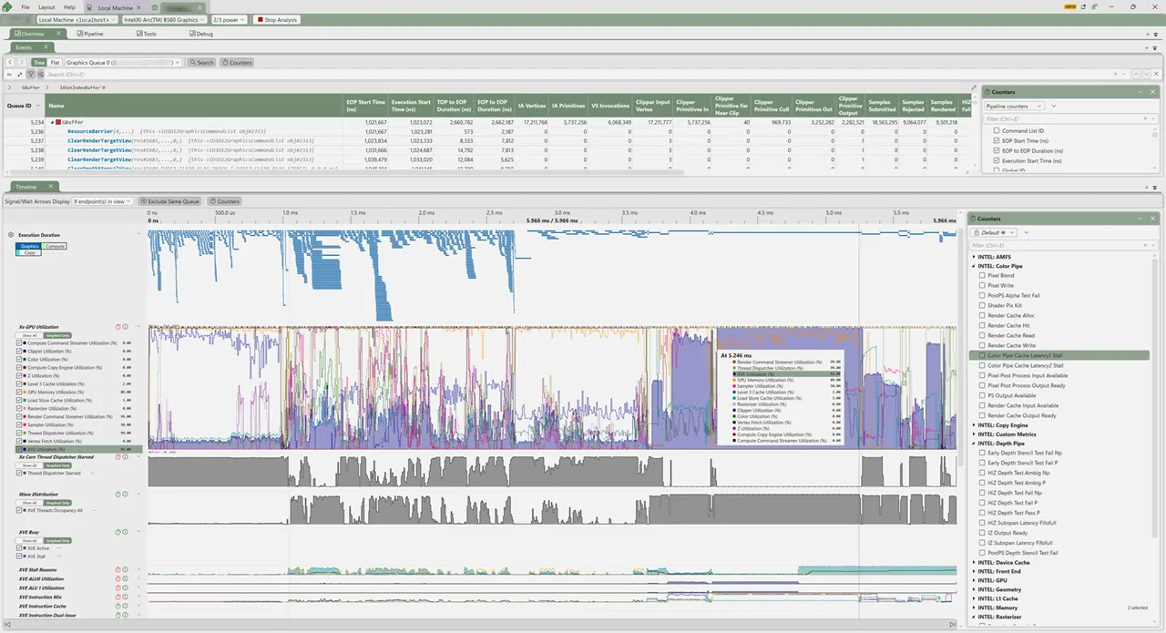 PIX 2601.15 mit Intel-Plugin und Buffer Viewer