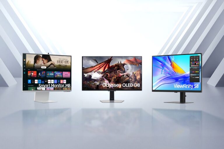 Samsung startet 2024er-Odyssey-OLED-Lineup global: 32-Zoll-4K-G80SD mit NQ8-AI-Gen3-Prozessor - offizielles Motiv