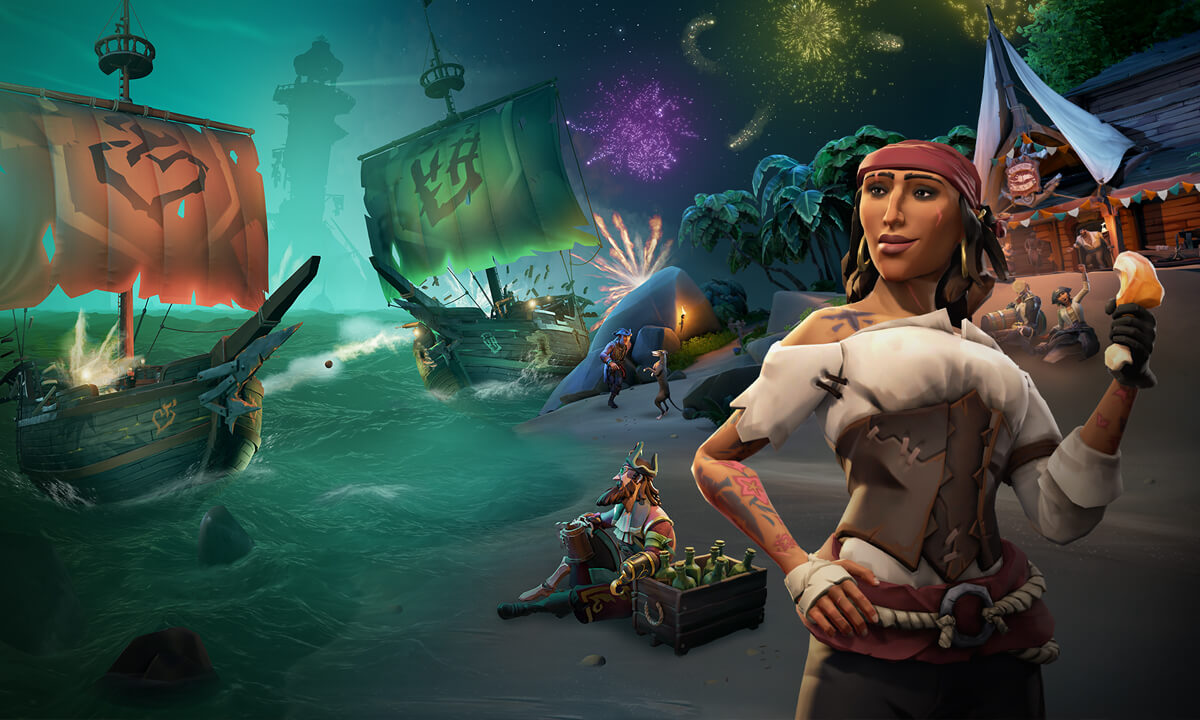 Sea of Thieves Season 19 'Fights & Festivals': Überarbeitete Faction Battles und achtes Jubilaeum - Bild: https://www.seaofthieves.com/news/season19-launch