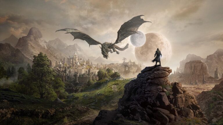 The Elder Scrolls Online: Elsweyr mit Necromancer-Klasse und Drachen - Bild: The Elder Scrolls Online (offiziell)