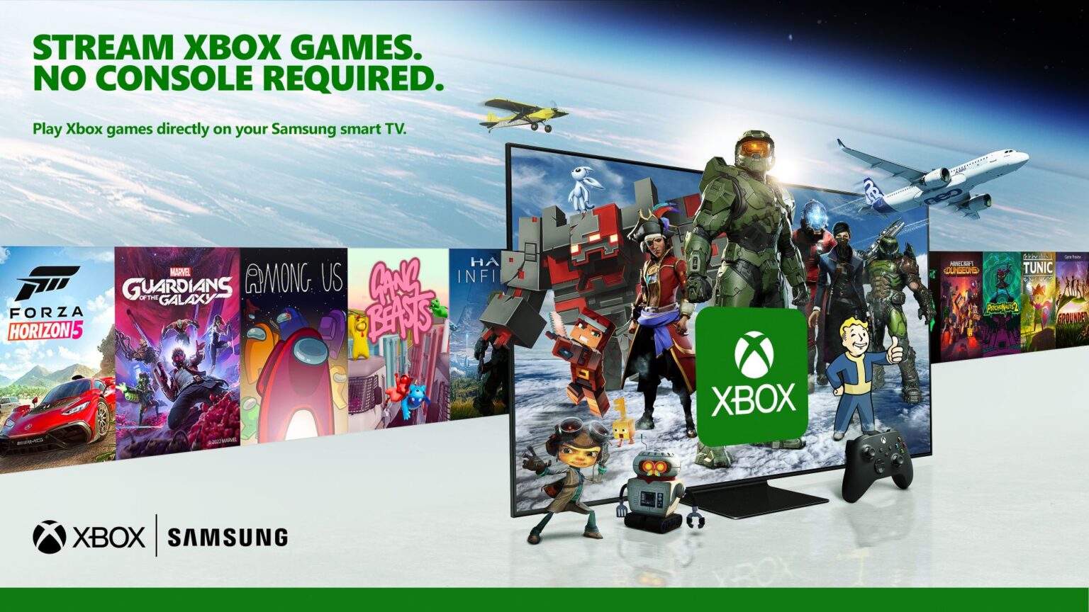 Xbox-App auf Samsung 2022 Smart TVs: Cloud Gaming ohne Konsole via Gaming Hub