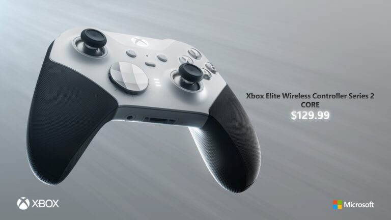 Xbox Elite Wireless Controller Series 2 – Core in Weiß vorgestellt