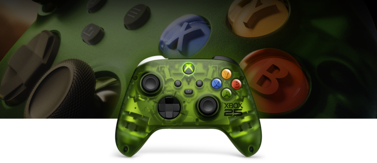 Xbox Wireless Controller X25 Special Edition: Transluzentes OG-Green-Design mit Duke-Reminiszenz ab No... - Bild: Xbox Wire