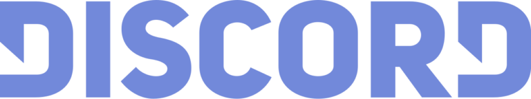 Das Discord-Logo mit Wortmarke (Version 2015 bis 2021)