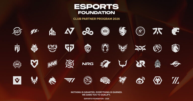 Esports Foundation: 40 Clubs erhalten bis zu eine Million Dollar aus Partner-Programm - Bild: esportsworldcup.com