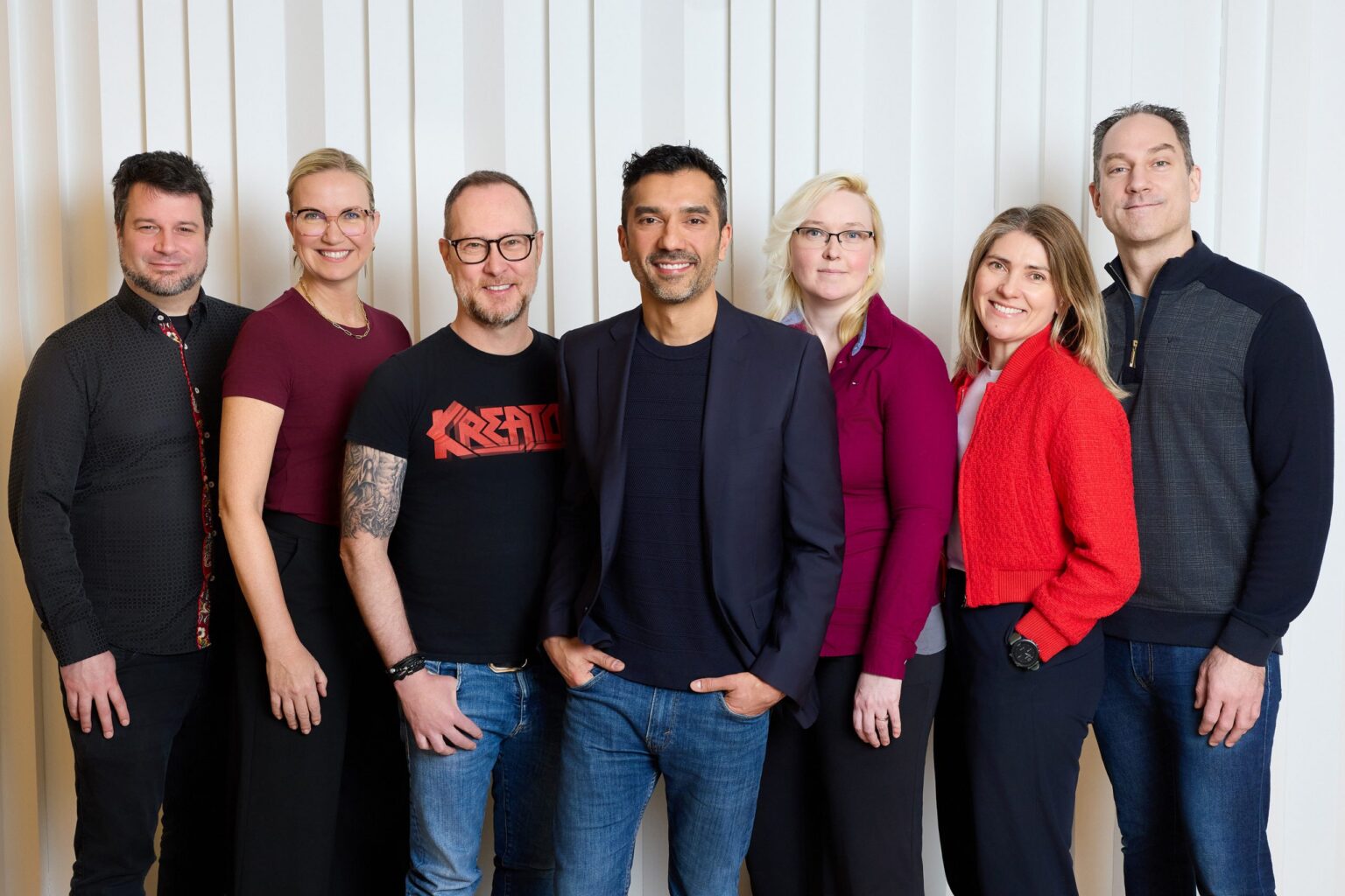 Patrice Baig und das Führungsteam von Eidos-Montréal - Bild: Eidos-Montréal