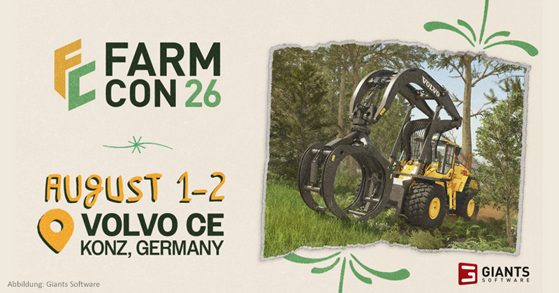 FarmCon 26 im Volvo-Werk Konz - Bild: Giants Software