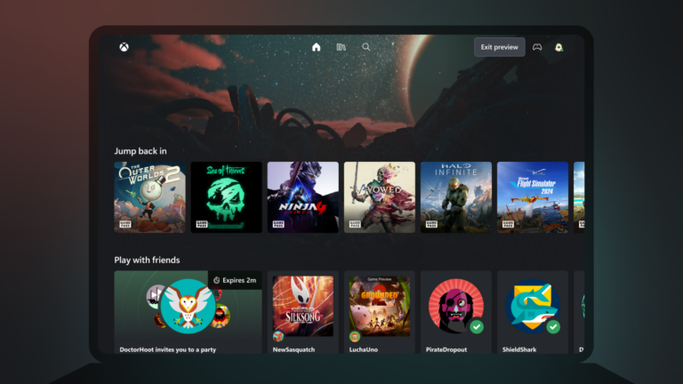Neue Web-Oberfläche für Xbox Cloud Gaming