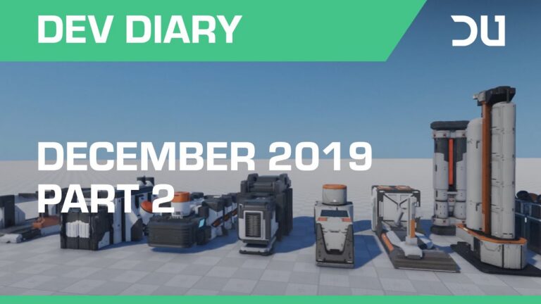 Dual Universe: Zweiter Teil des Dezember-Entwicklertagebuchs veröffentlicht