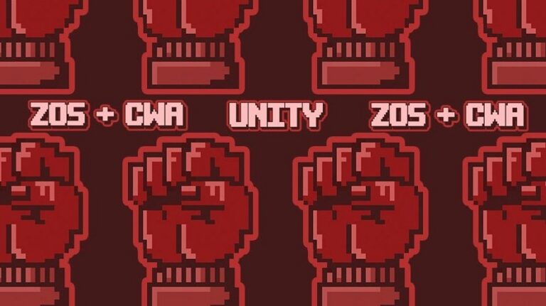 ZOS-United-CWA-Grafik - Bild: Communications Workers of America, offizielle Mitteilung