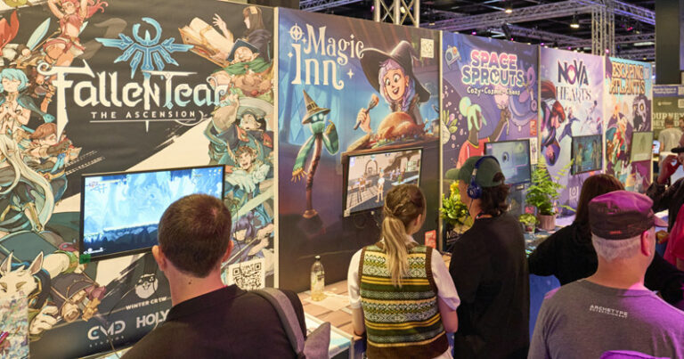 Indie Arena Booth auf der gamescom 2025