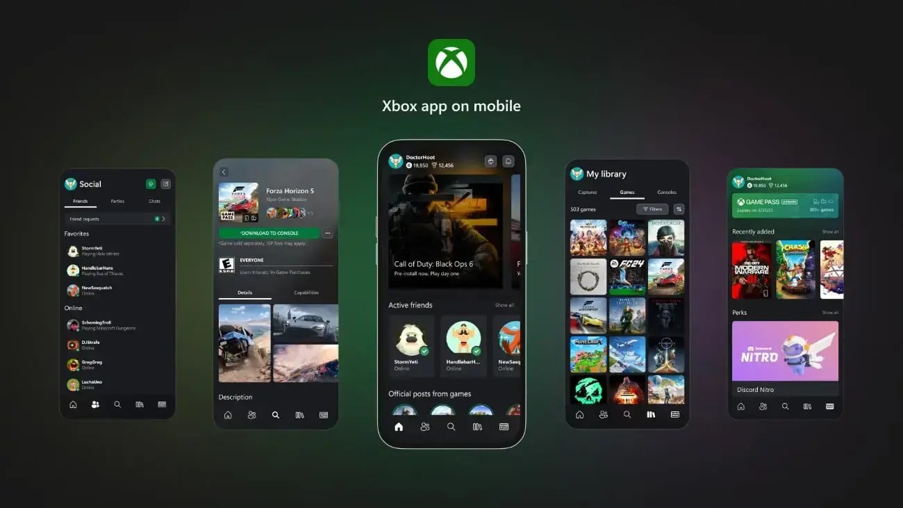 Xbox-App für Smartphones integriert Game-Pass-Funktionen