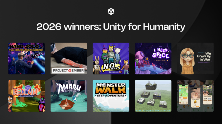 Unity for Humanity 2026 zeichnet Projekte mit gesellschaftlichem Schwerpunkt aus