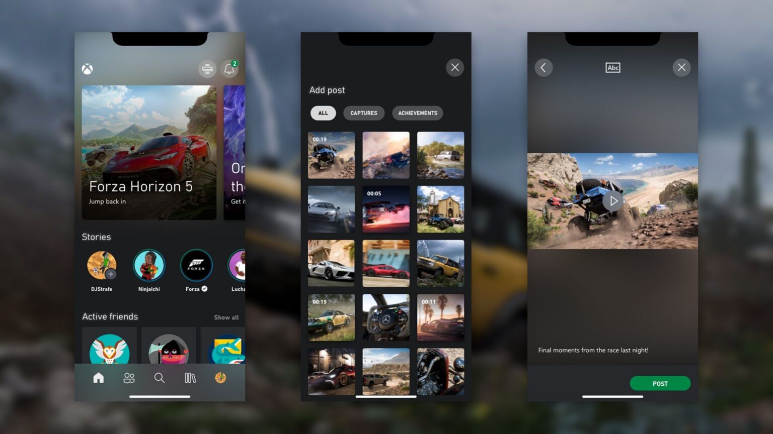 Xbox-App Mai-Update mit Storys und QoS-Tagging