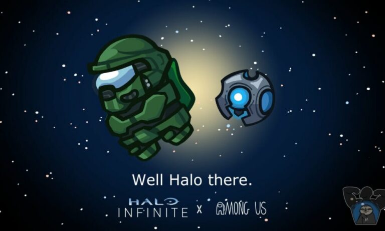 Among Us und Halo Crossover