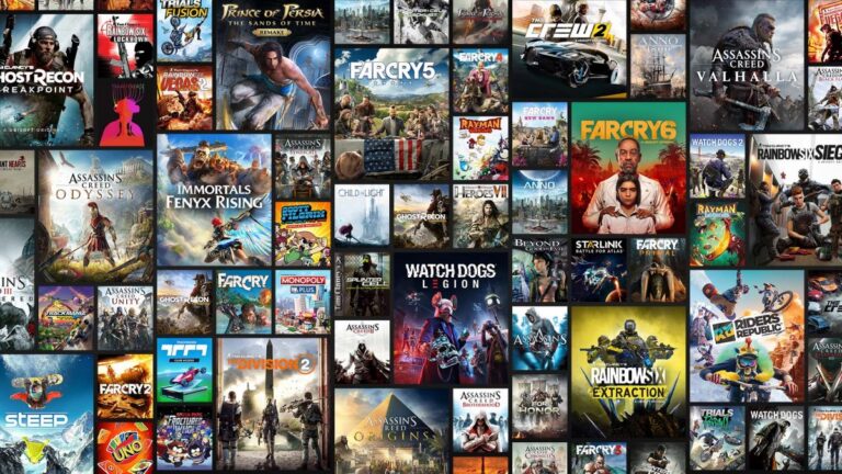 Collage aus Ubisoft-Spielen für das Ubisoft+-Abo - Bild: Ubisoft