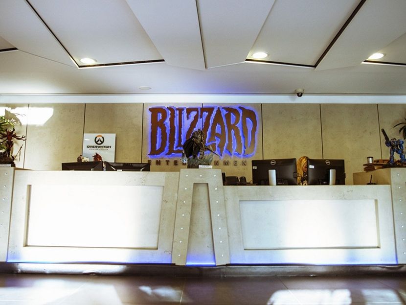 Blizzard-Logo im Eingangsbereich des Studios - Bild: Blizzard Entertainment