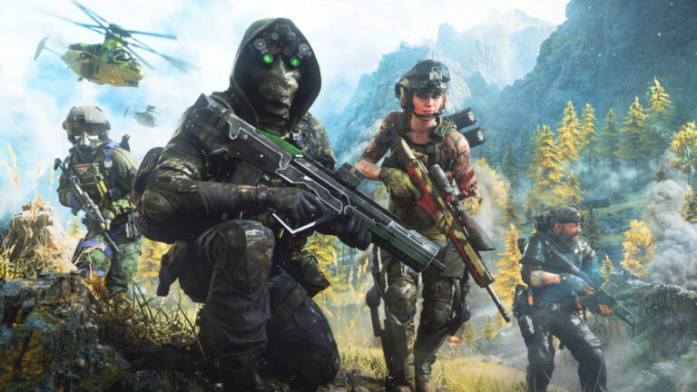 Soldaten aus Battlefield 2042 in einer verschneiten Landschaft