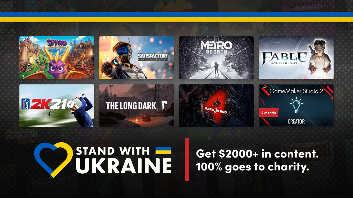 Humble Bundle sammelt mehr als 20 Millionen Dollar für die Ukraine - Bild: Humble Bundle