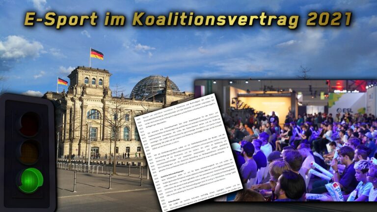 Ampel-Koalitionsvertrag 2021: Bekenntnis zur Gemeinnützigkeit des E-Sports