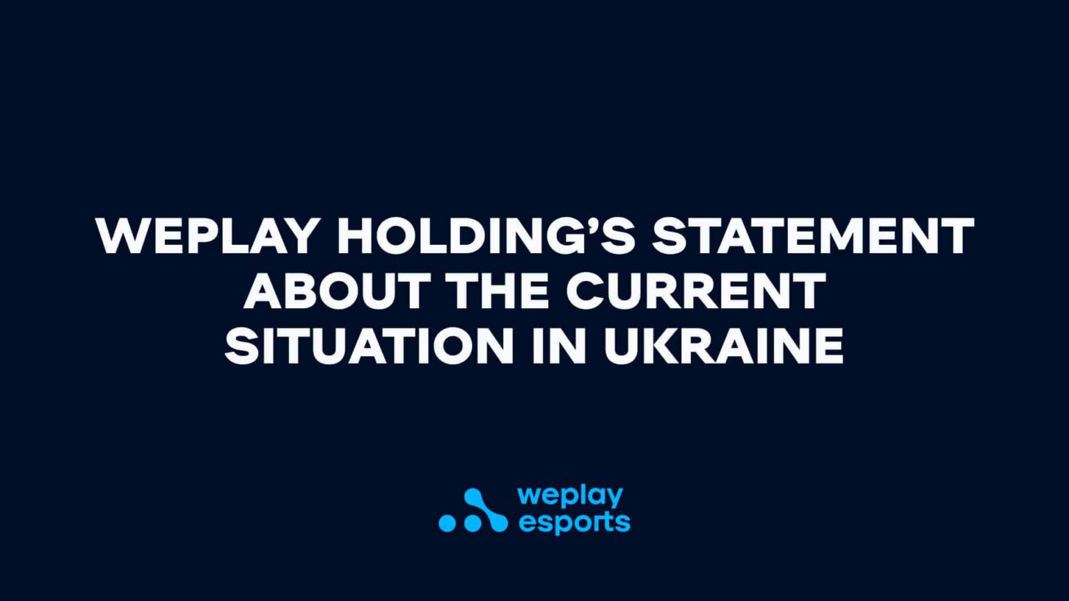 WePlay Holding hält Betrieb in der Ukraine trotz russischer Invasion aufrecht