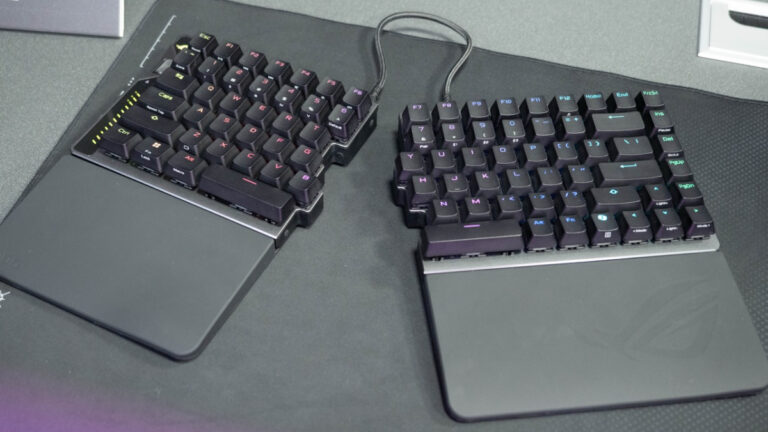 Asus ROG Falcata: Teilbare Gaming-Tastatur im 75-Prozent-Format vorgestellt